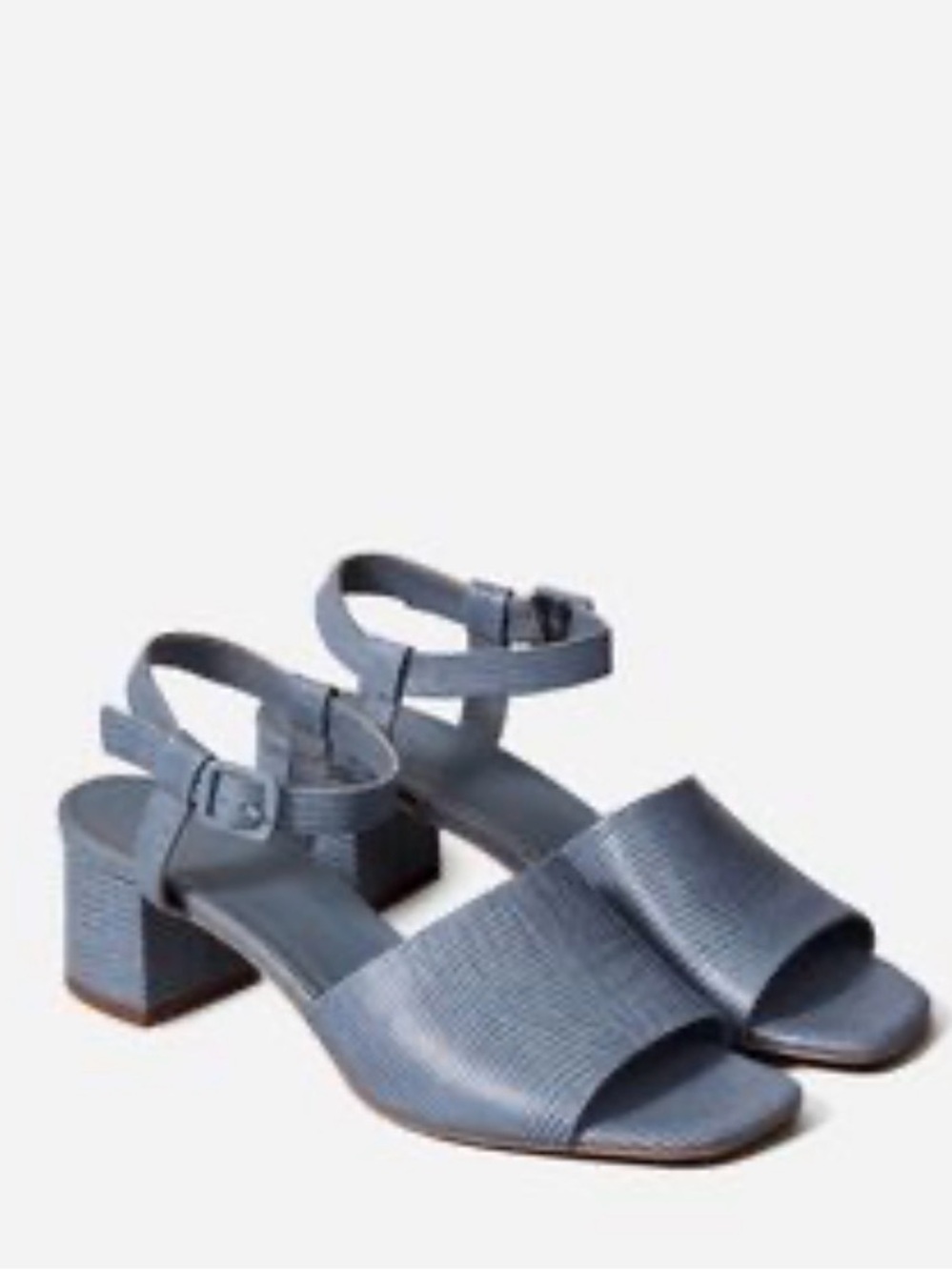 Everlane Block Heel Sandals  Snakeskin size 10